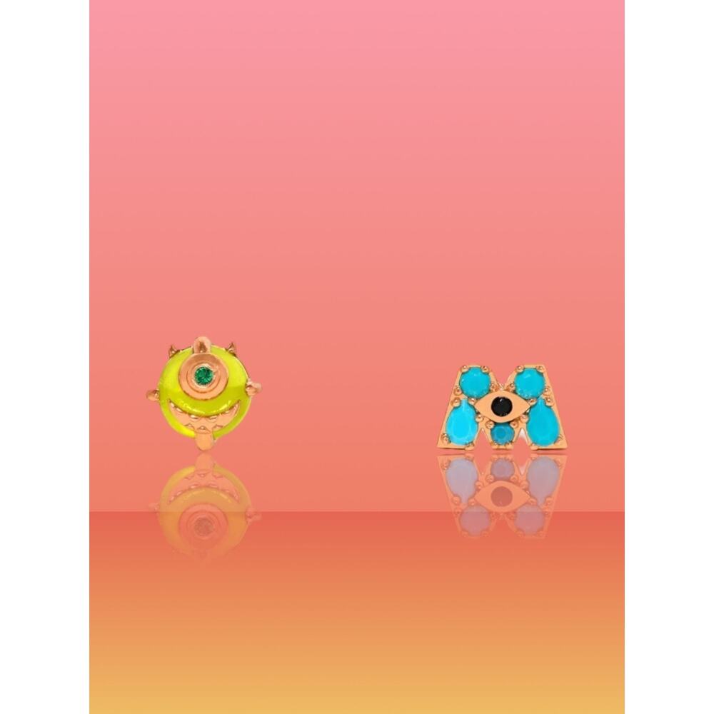 Mike and monsters Inc earrings